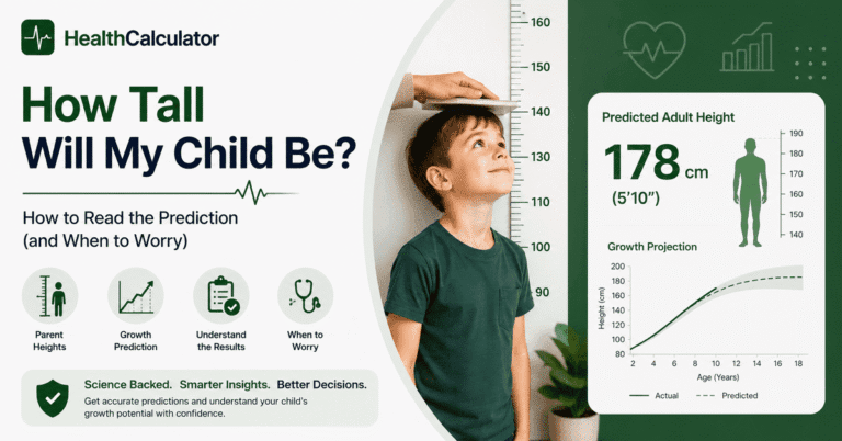 How Tall Will My Child Be? How to Read the Prediction