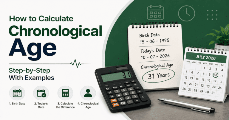 How to Calculate Chronological Age by Hand (Step-by-Step With Examples)