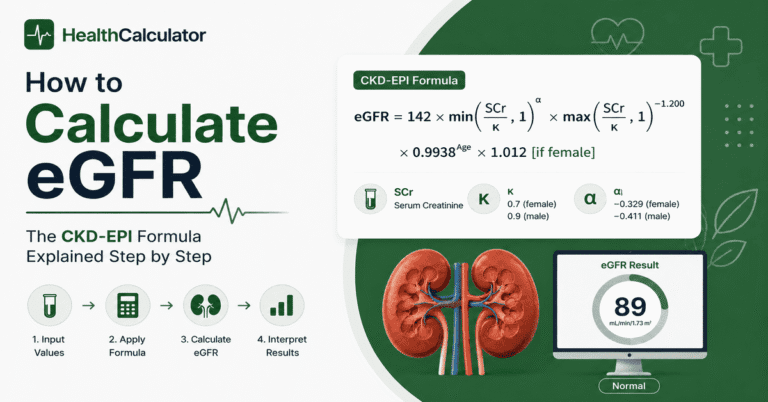 How to Calculate eGFR: The CKD-EPI Formula Explained Step by Step