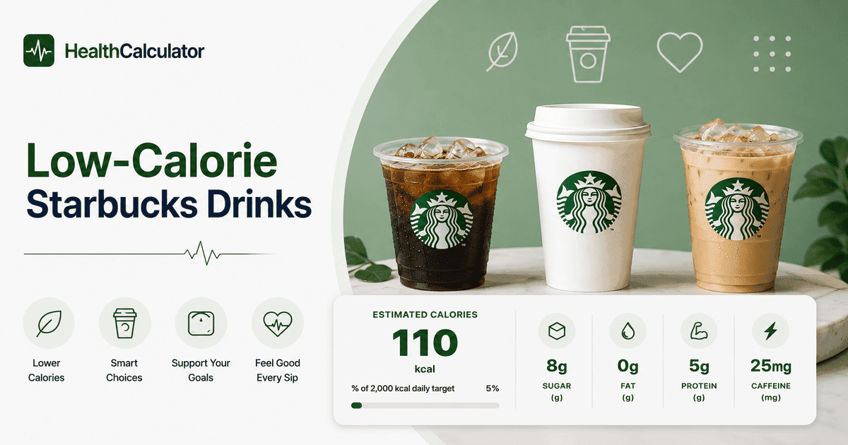 Low Calorie Starbucks Drinks: What to Order and What to Skip