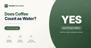 Does Coffee Count as Water?